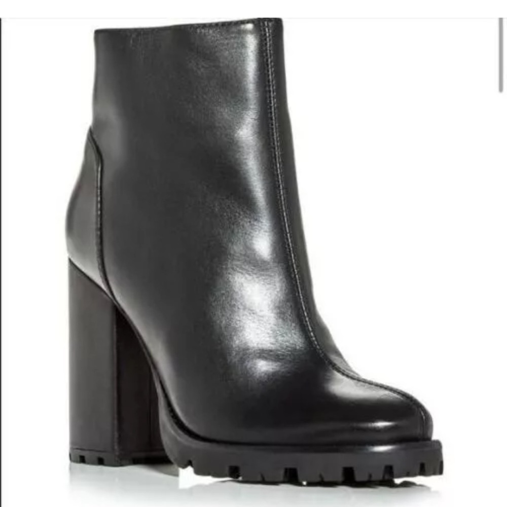 NIB SCHUTZ Nandy Bootie Black Leather- size 11